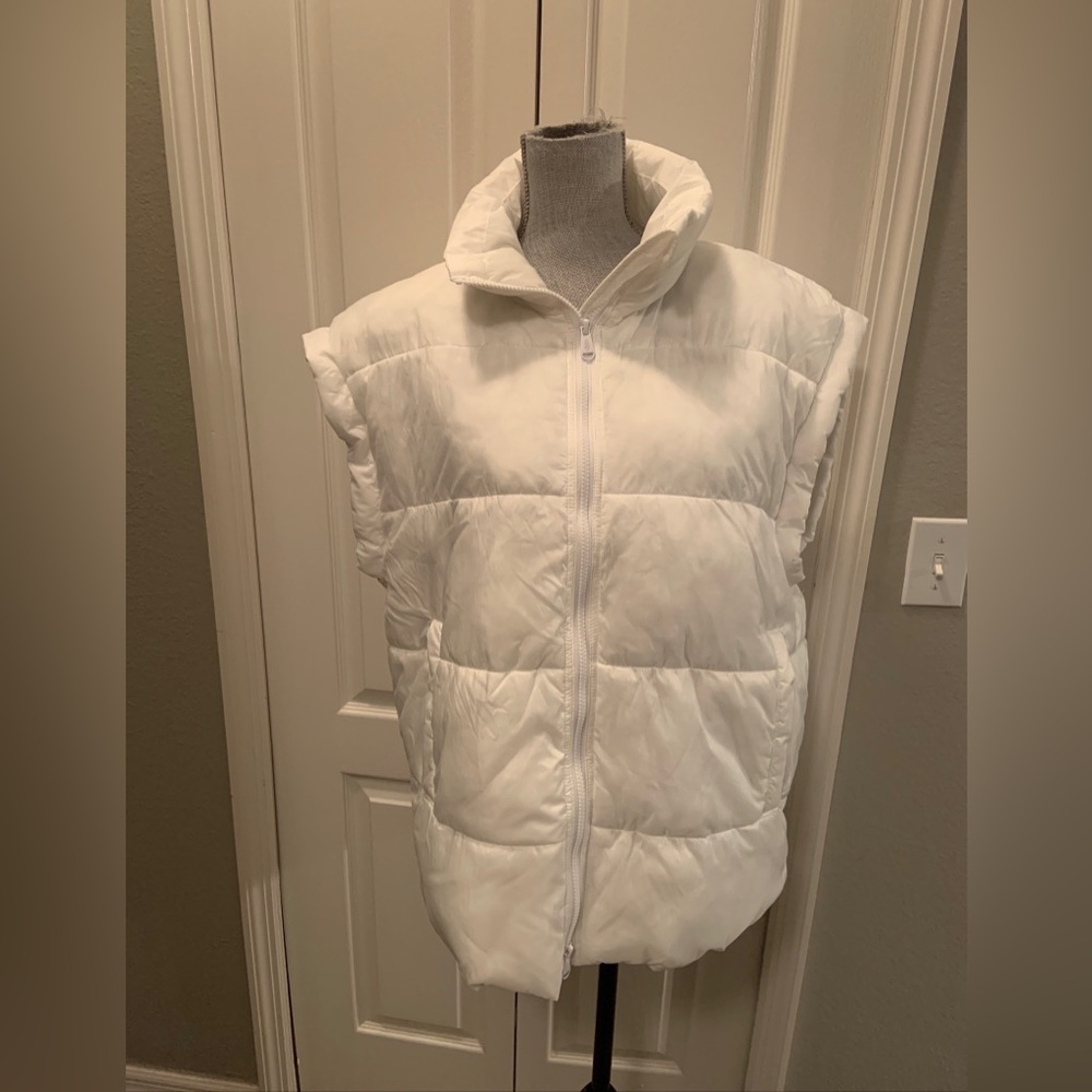 Free People movement oversized puffy vest size small